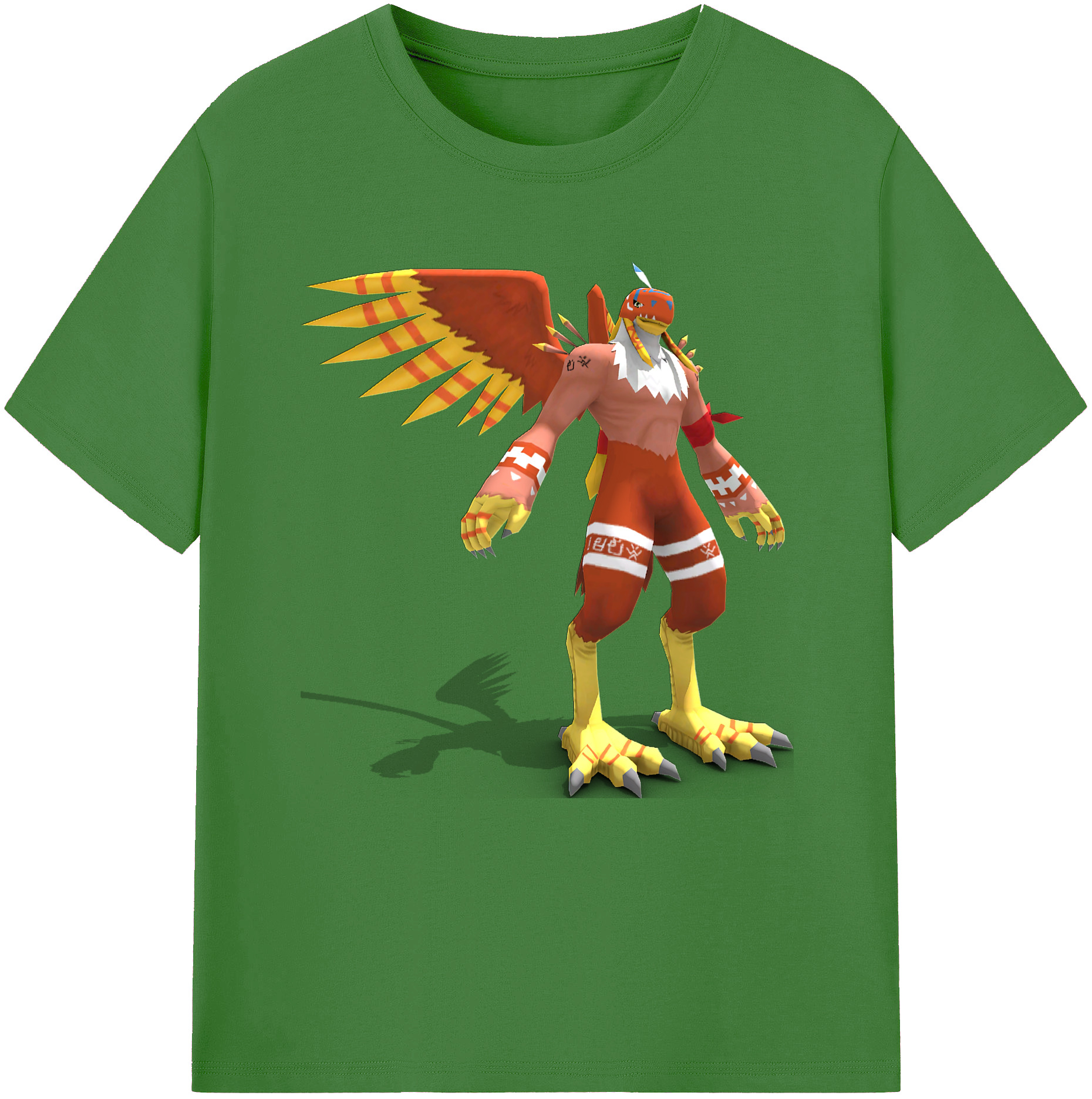 （画像用） Digimon デジタルモンスター/デジモン レディースカジュアルプリントTシャツ（綿100％）